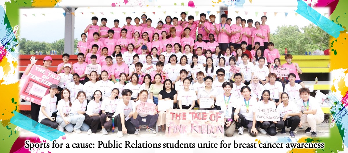 Sports for a cause: Public Relations students unite for breast cancer awareness news.utar.edu.my/news/2024/Apr/…