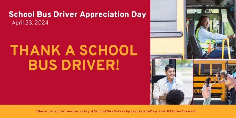 We love our drivers. Thanks for transporting our students. @GrayES_AISD @LAshley2016