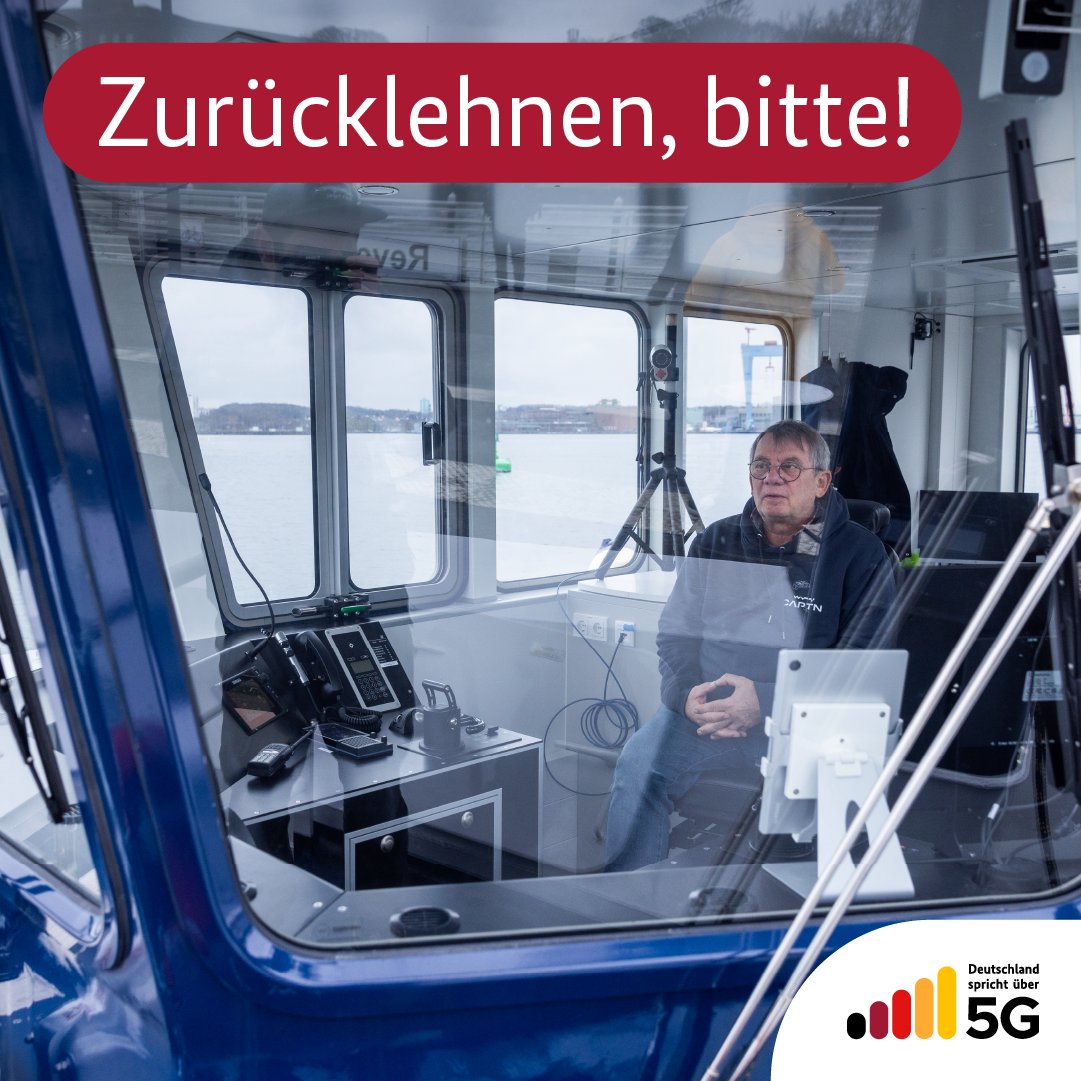 Überwachen statt lenken. Das Projekt „Förde 5G' erforscht den autonomen Fährbetrieb. Die Zukunft soll dabei sicherer und digitaler werden. Hier erfahren, warum die Aufmerksamkeit des Experten hier trotzdem gefragt ist: youtu.be/bp_SPECAZ60 #Gigabitstrategie