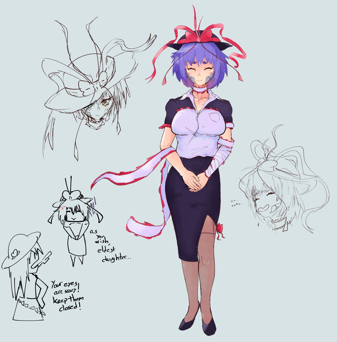 funny oarfish lady