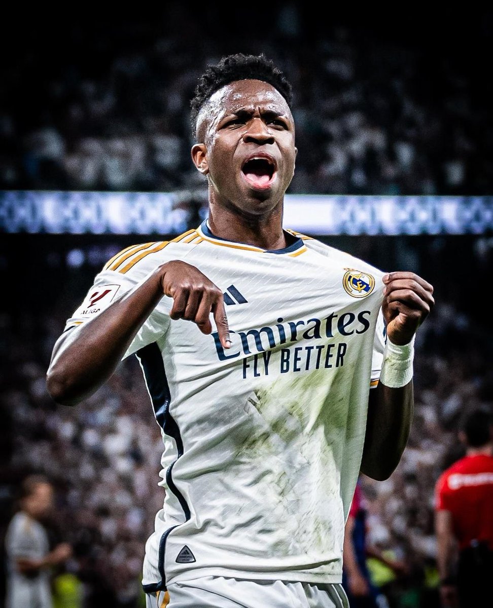 Face au Barça il y a 3 jours, Vinicius est devenu le meilleur buteur Brésilien dans l’histoire du Clasico avec 7 buts 🔥