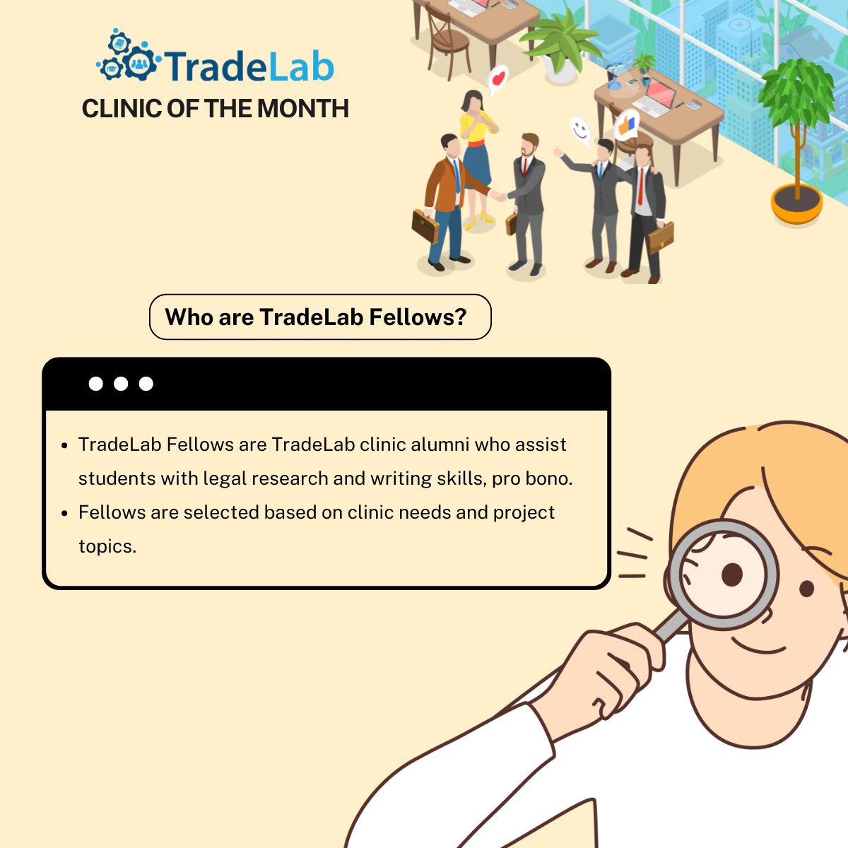 TradeLab (@tradelabgeneva) on Twitter photo We will be introducing the TradeLab Fellows of our Clinic of the month - <a href="/QMUL/">Queen Mary University of London</a> in our next posts, stay tuned! We will be introducing the TradeLab Fellows of our Clinic of the month - <a href="/QMUL/">Queen Mary University of London</a> in our next posts, stay tuned!