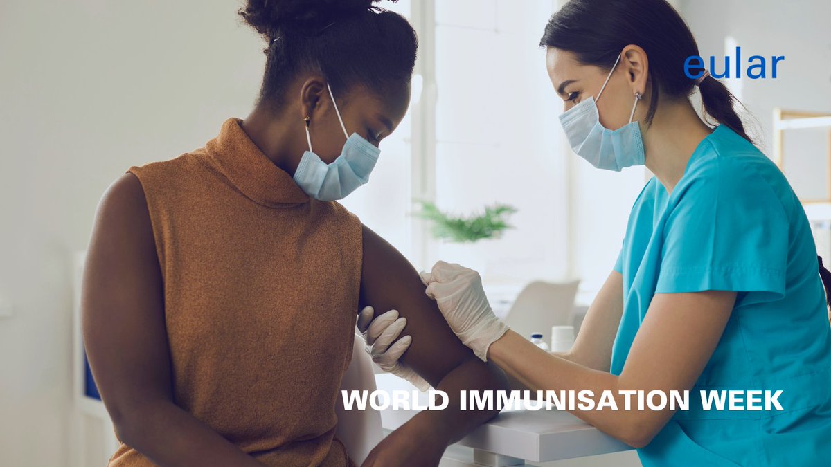 🌍It's World Immunisation Week! 🎉Let's celebrate the incredible power of immunisation in protecting lives and preventing diseases. #EULAR #eularADVOCACY #Rheumatology #Immunisationweek