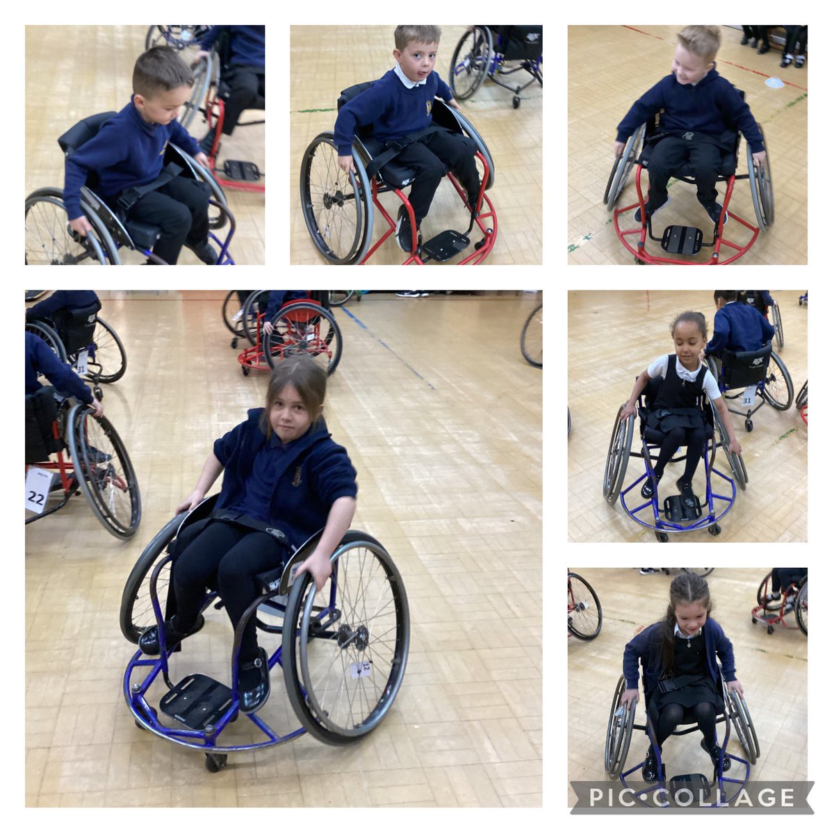 Y1WO enjoyed their wheelchair sports session yesterday