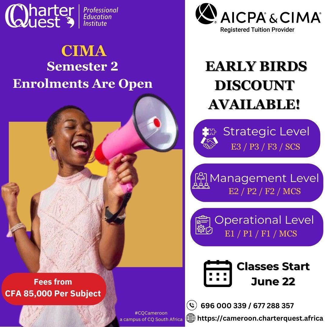 Join the prestigious ACMA CGMA community for opportunities in the business realm. CIMA offers a pathway for non-finance individuals to succeed in finance. Enroll now for upcoming CIMA sessions with exclusive discounts. #ManagementAccounting #CareerGrowth