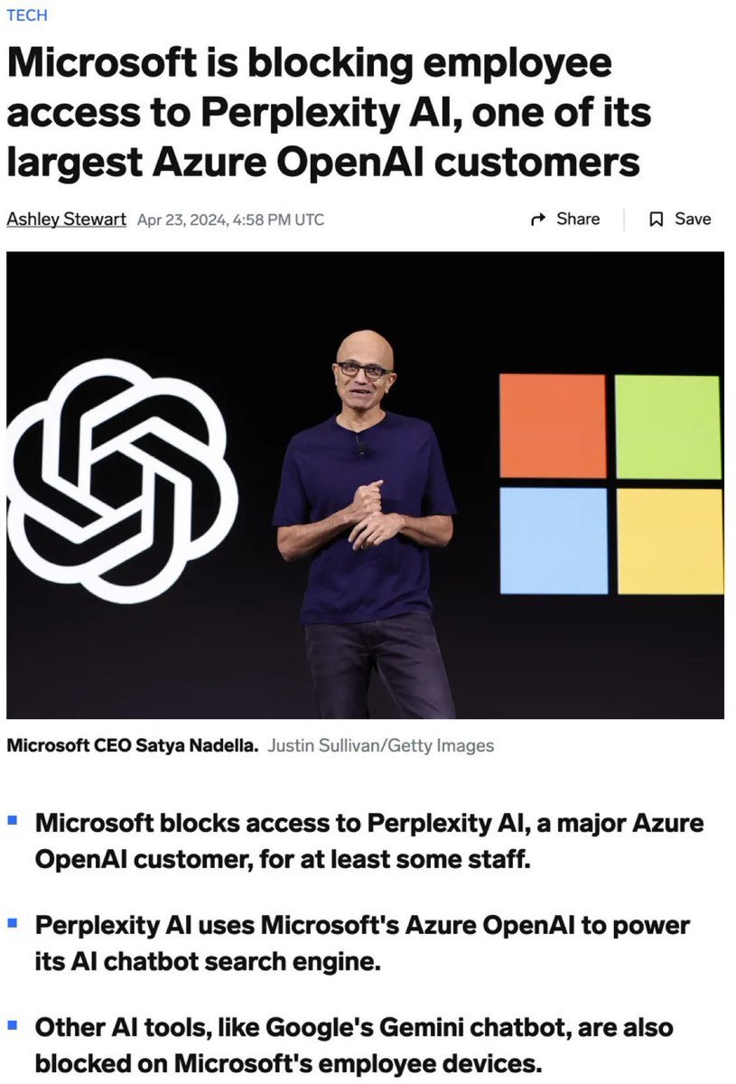 Perplexity AI, se servant de l’infrastructure Azure pour alimenter son moteur de recherche IA, se trouve désormais dans une position délicate, illustrant comment les plateformes peuvent devenir des arbitres puissants dans l’accès aux technologies émergentes. Cela pose une