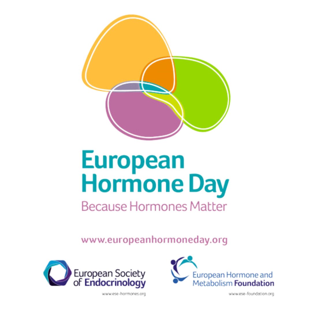 🥳 It’s #EuropeanHormoneDay! ESE, ESE Foundation & the whole endocrine community join forces today to raise awareness of steps we can all take towards better hormone health. Spread the word by sharing + follow #BecauseHormonesMatter  More at europeanhormoneday.org