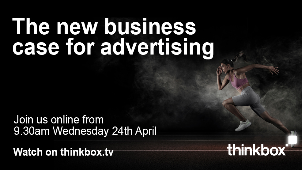 Get comfortable, our event ‘The new business case for advertising’ will be starting in 30 minutes. See you online from 9.30am. bit.ly/3vNhMiV