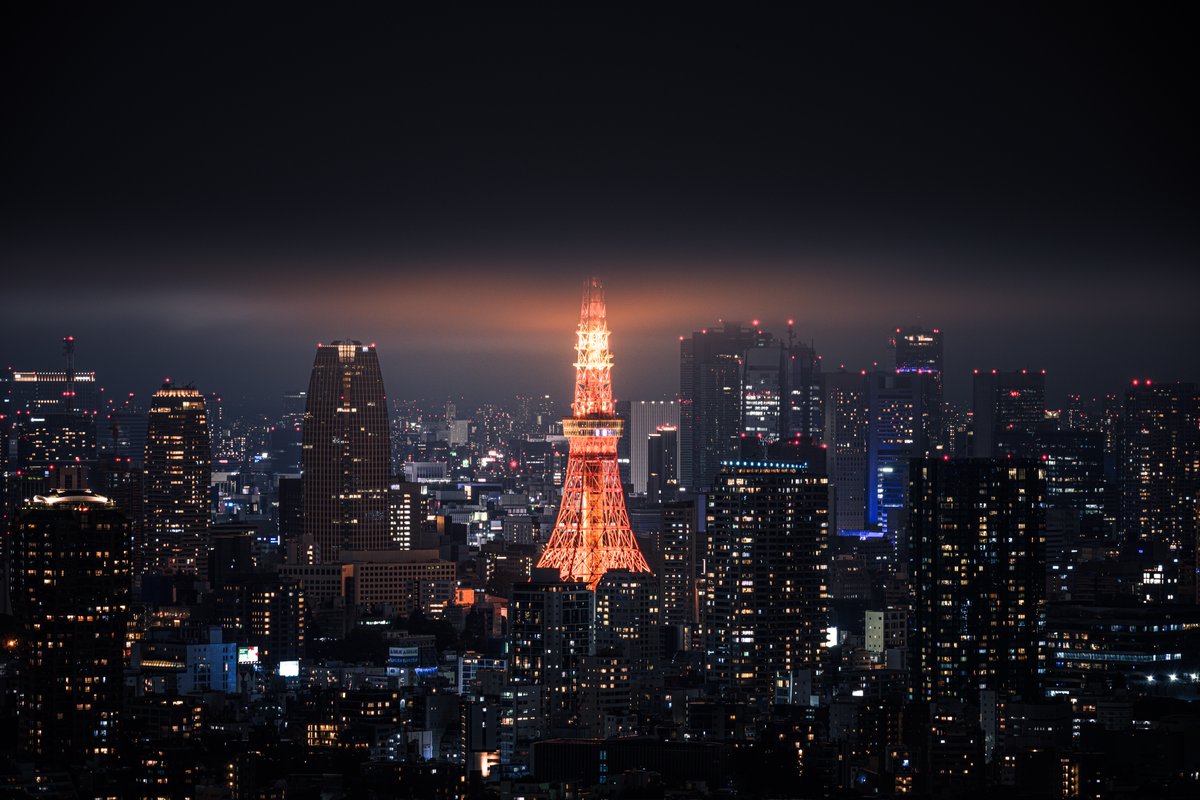 雨上がりの東京夜景