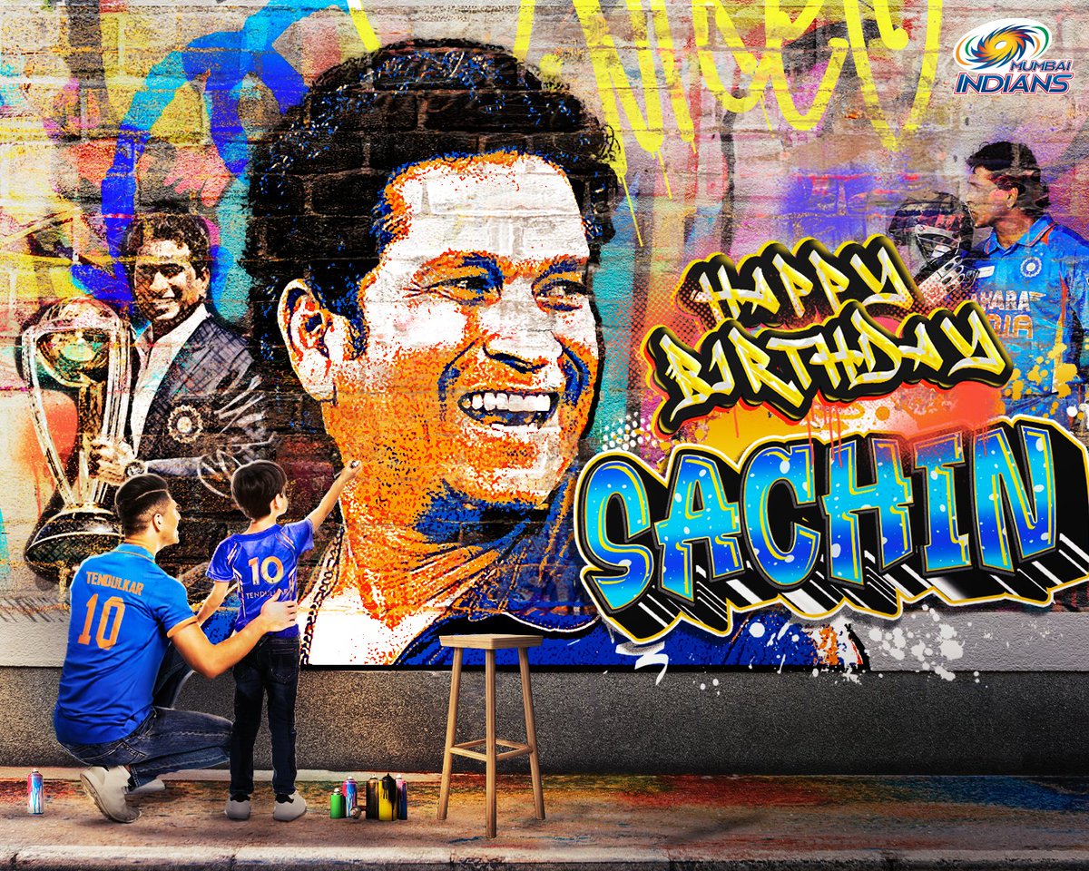 The One Man That Every Child Playing Cricket in India Longs To Be : @sachin_rt ✨🙏 #HappyBirthdaySachin #GodOfCricket #SRT51