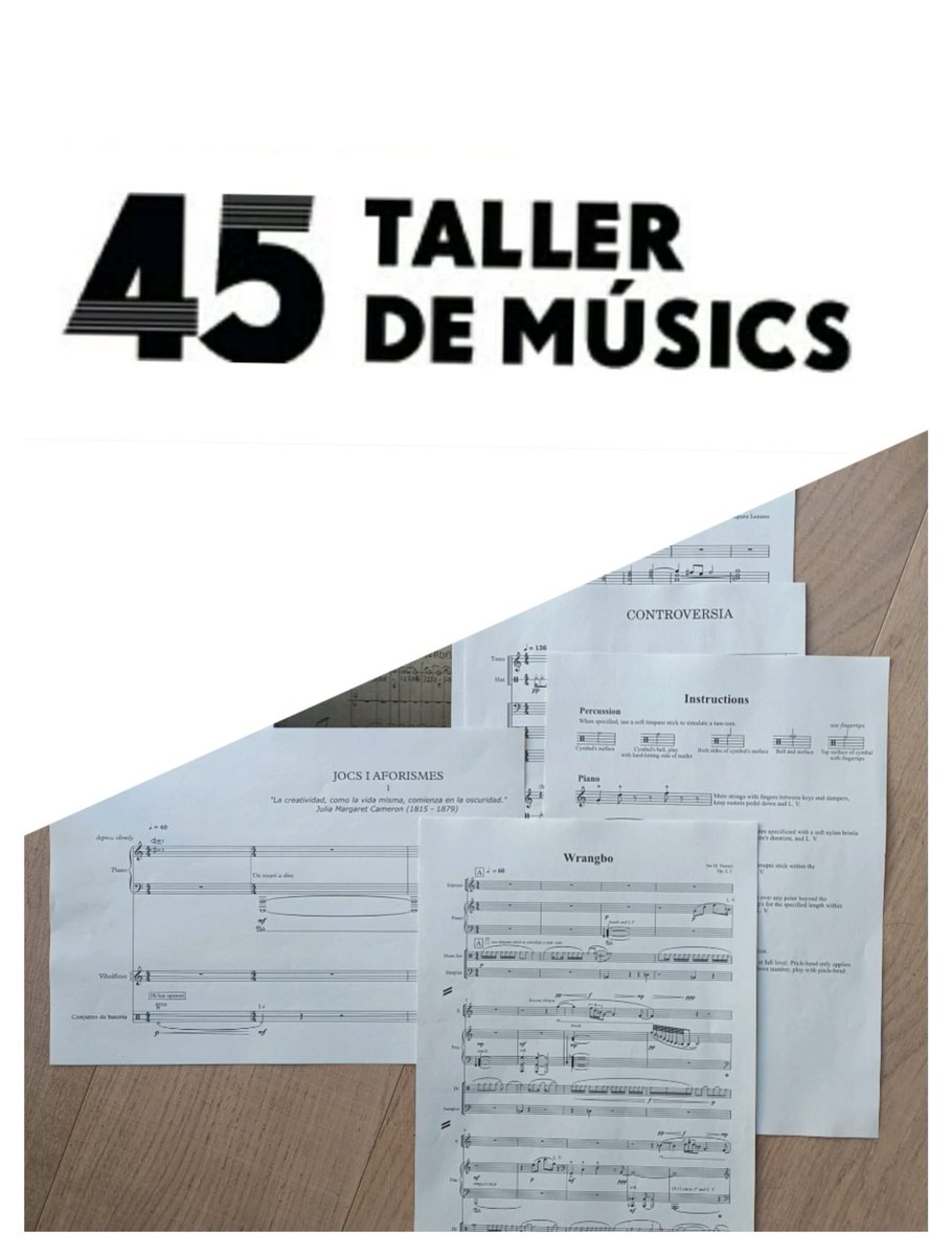 P_Carras_Llopis's tweet photo. Ayer tuvo lugar el taller de lectura con los/as alumnos/as de composición de @tallerdemusics 

@LluisaEspigole @HinojosaSoprano @luisiazcona @CrossingLines_ https://t.co/O71CXUcPv1
