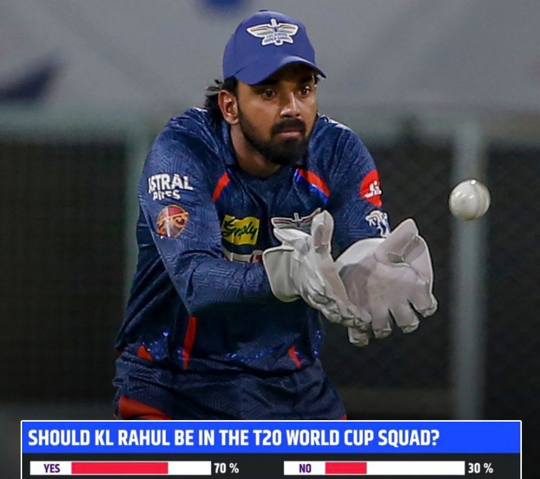 70% of people Yes for KL T20 Worldcup,🔥

Your opinions Yes or No? 

#KLRahul #T20WorldCup2024 #T20WorldCup #T20WorldCup24 
#TeamIndia
