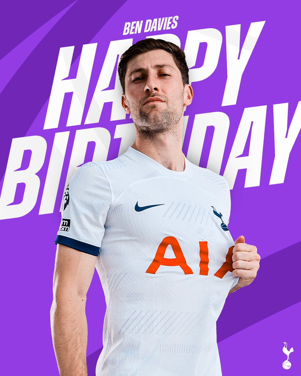 Wishing @Ben_Davies33 a very happy birthday! 🤍