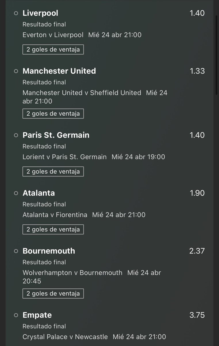 Pronosticador15's tweet image. Y si nos sale esta cuota @45?

#cuoton #bet365 #combinada