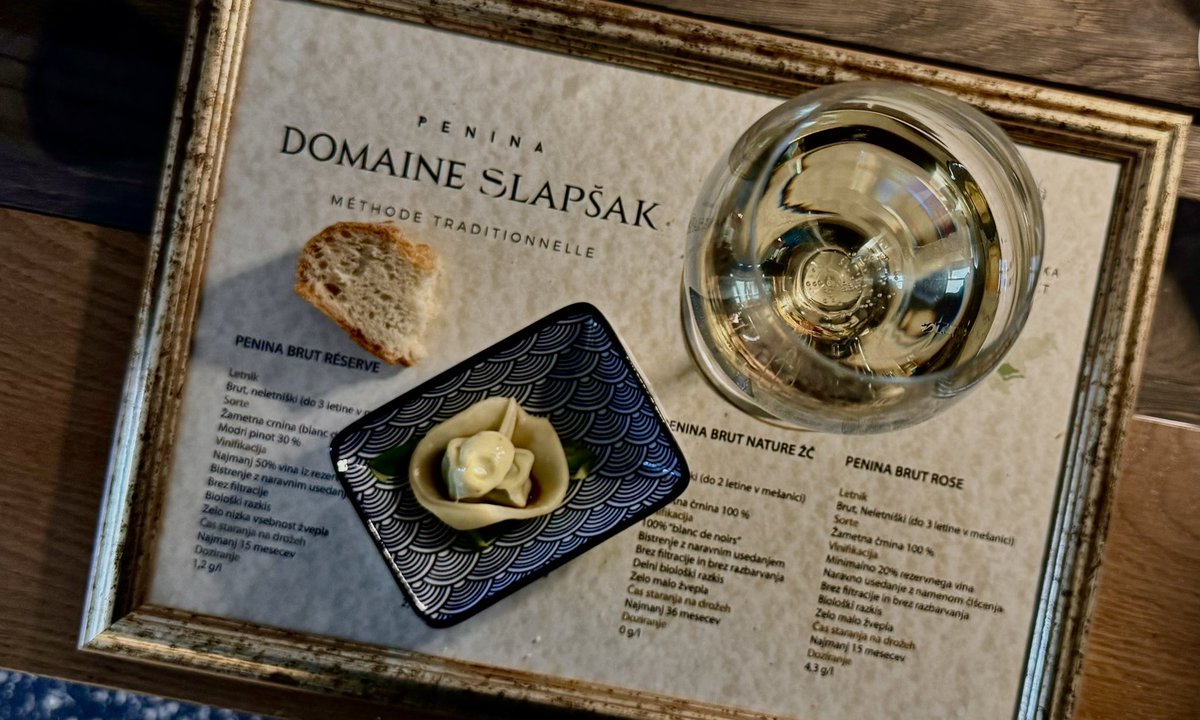 Domaine Slapšak…I bought my first bottle of wine/bubbles…ever!