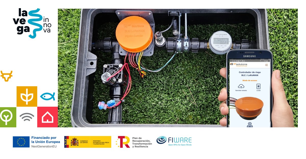 📢 ¡@IAPSOLUTIONS ha obtenido la certificación FIWARE Ready con #LaVegaInnova! 
Su herramienta IAPsmartirrigation, integrada en el estándar @FIWARE, impulsa la sostenibilidad y eficiencia en el riego urbano. 💧♻️
Más en ow.ly/WJmI50RlYwb
#FIWARE #AgroFuturo #AgriFoodTech