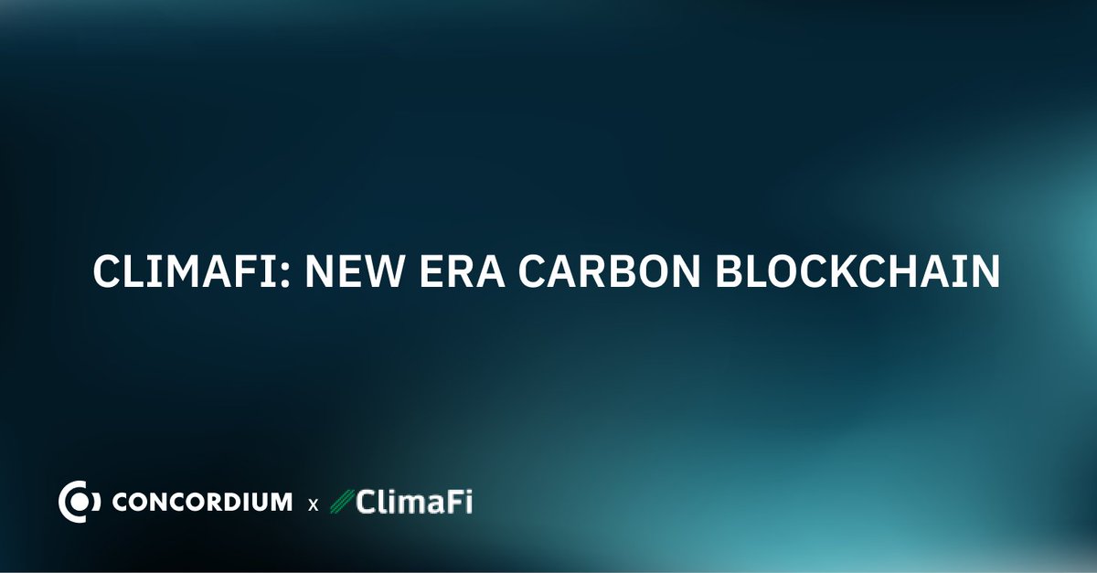 🌍 Revolutionizing carbon credits! @ClimafiHQ introduces RMVL tokens, bringing transparency and quality to the carbon market with blockchain. Dive into a greener future with us! 🌱💻 
🔗Read more about it: medium.com/@concordium/86…

#CarbonCredits #BlockchainForGood #EcoTech