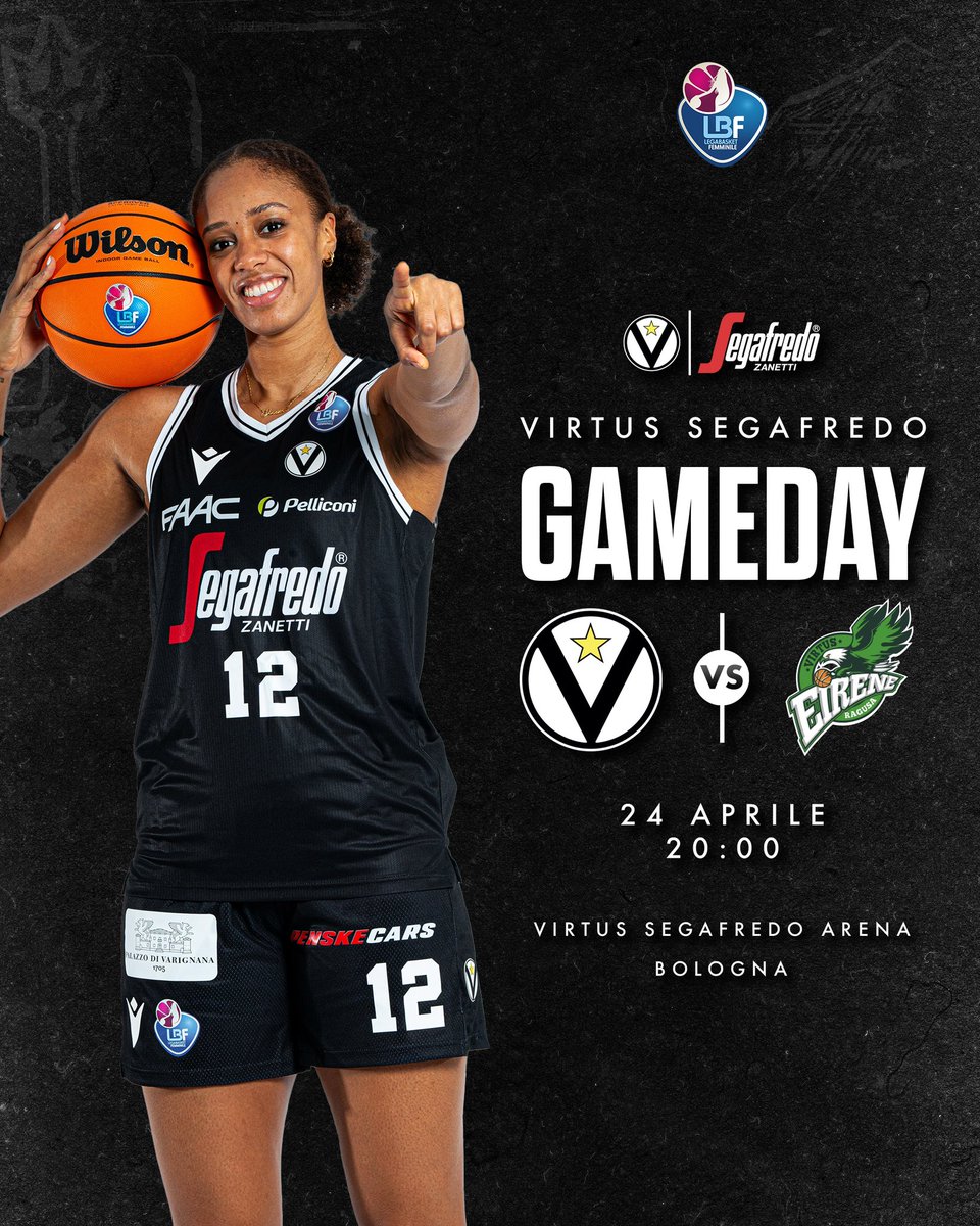 𝗣𝗟𝗔𝗬𝗢𝗙𝗙 ⏰ @legabasketfem G1 - QF 🆚 Ragusa 20.00 / 8pm 📺 lbftv.it / Canale 88 - Madeinbo TV 🎟️ shorturl.at/hW248 #AmarsiAncora