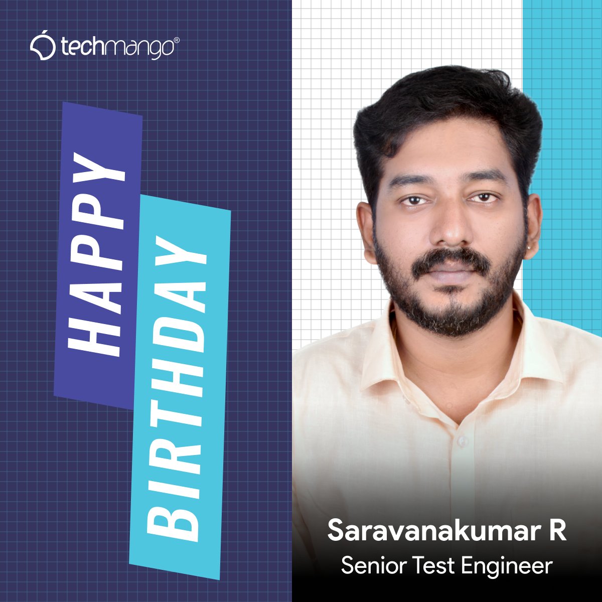 Techmango Wishes a Happy Birthday to Saravanakumar Rajagopal Cheers to another fantastic year ahead! May this birthday be the start of your greatest, most wonderful journey yet. Have a fantastic day! #happybirthday #birthdaywishes #birthdaycelebration #birthdayparty