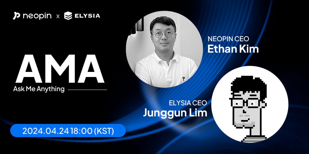 📢 Today, ELYSIA and RWA are hosting a joint AMA 🏛

Join us in 2 hours for the NEOPIN X ELYSIA RWA joint AMA to hear about the #RWA strategy and roadmap, plus a giveaway!

🗣 Guest: Ethan Kim @courwiz , CEO of NEOPIN
📅 Wednesday, 24 April 2024, 09:00 UTC
📍 ELYSIA X(Twitter)…