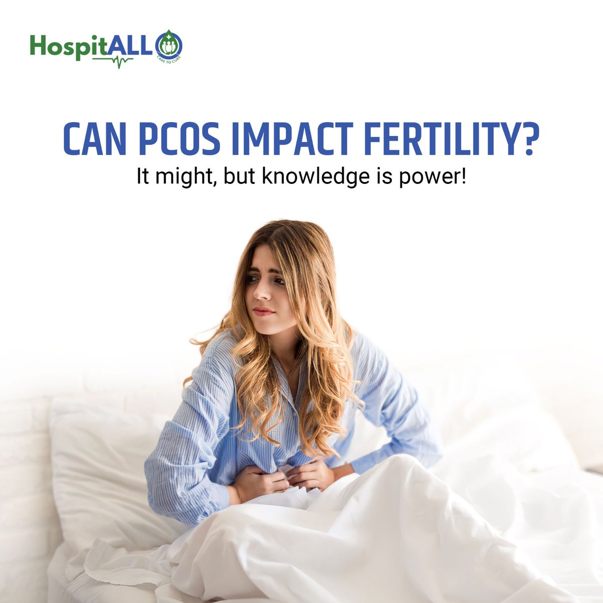 PCOS can affect fertility by causing irregular ovulation & hormonal imbalances. Understanding this impact empowers you to make informed decisions & embark on your fertility journey with hope. 💖🌷

#PCOSHopefulJourney #FertilityAwareness #Irregularperiods #PCOSWarrior #HospitALL