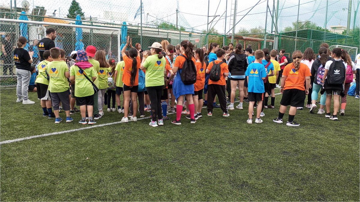 Football day on Friday 19/4/2024 for 29th Primary School and the 32nd Primary School of Patras participating in the European project Health4EUkids.
#HaDEA #EU4Health #EUfunded #PublicHealth #Health4EUkids
healthymoves4kids.gr
health4eukids.eu
youtube.com/watch?v=f-Yil2…