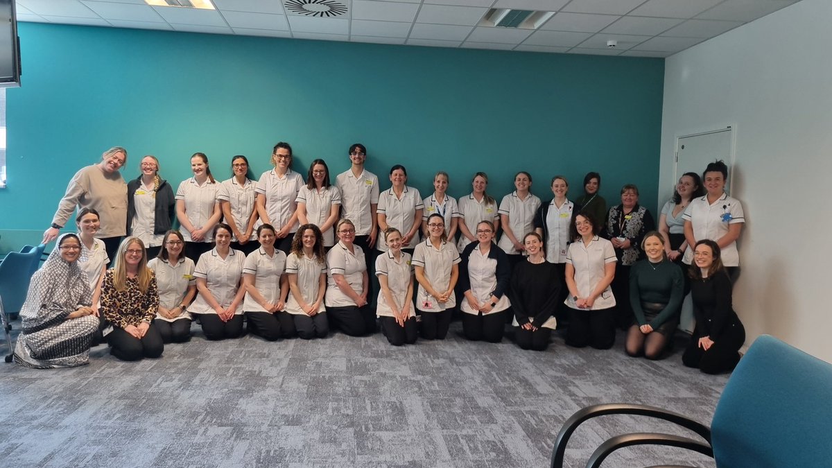 An (almost) full team photo taken yesterday at our objective setting afternoon! The day was filled with some great discussions about flexible working, health & well-being and ideas of new objectives to take forward… and also some cake! 🍰🍬 #mySLTday @RCSLT @NCAlliance_NHS