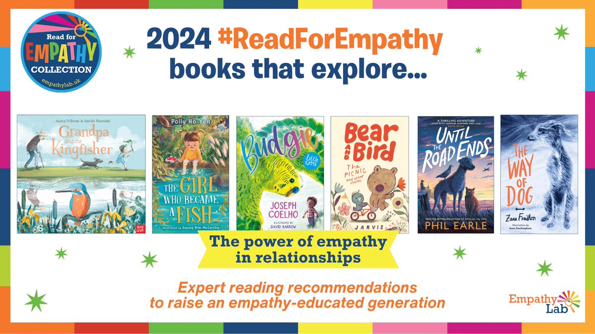 Empathy is a massive part of any thriving relationship.   Discover the ways it can strengthen and even heal our connections using these 2024 #ReadForEmpathy titles. Perfect for sparking conversations in classrooms, libraries and homes. empathylab.uk/RFE-2024