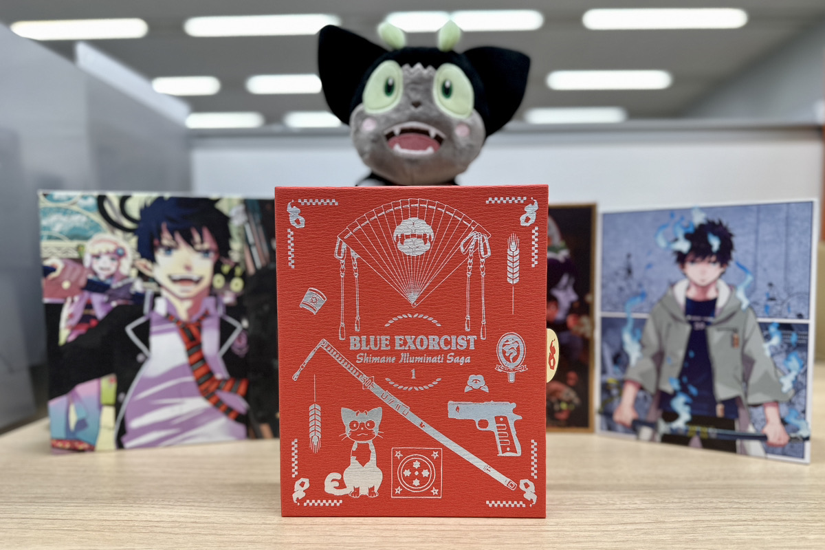 ╭━━━━━━━━╮ Blu-ray＆DVD 上巻 　 🎊本日発売🎉 ╰━━━━━━━━╯ 特典など詳細は公式サイトへ👇 ao-ex.com/bddvd/tokuten.… #岡本信彦 さん出演 発売記念イベント申込受付中👇 animate-onlineshop.jp/contents/fair_… #青の祓魔師 #青エク #aoex