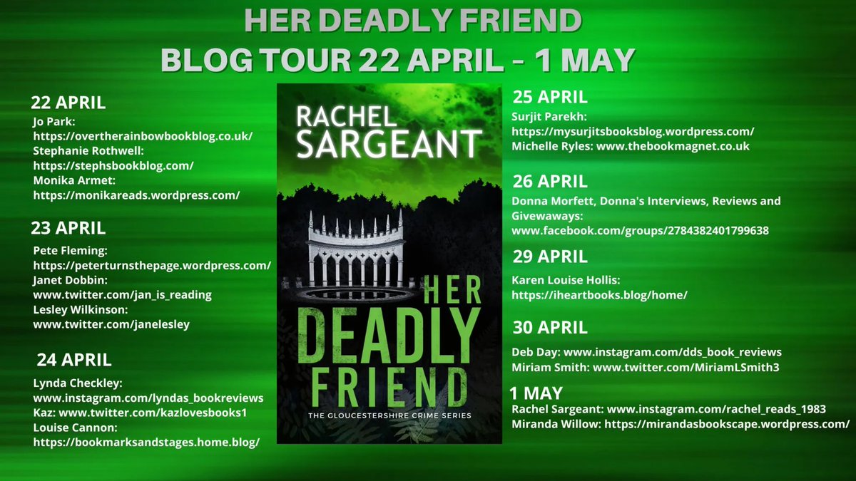 📚📚Hobeck Books Tours📚📚 Her Deadly Friend by Rachel Sargeant Full review ➡️ t.ly/ICS9Y “A good read, a shocking conclusion and I’m looking forward to book 2 in the series.” @RachelSargeant3 @HobeckBooks