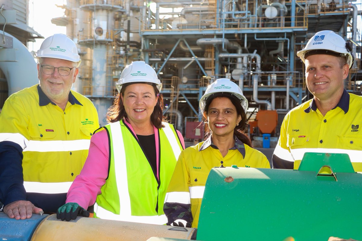 At @CSBPfertilisers in Kwinana this morning to announce that the Government will provide $32.9M to upgrade their emissions reduction technologies. The Albanese Government is supporting hard-to-abate businesses like CSBP to decarbonise & stay competitive #PoweringtheRegionsFund