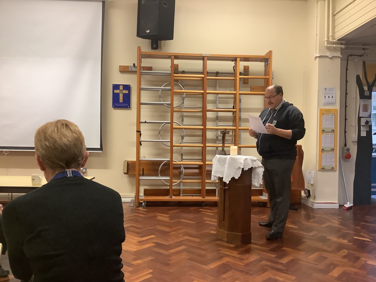 In our #StaffPrayer, we listened to the reading about the Good Shepherd and thought about how we can put our trust and faith in God. #CatholicLife #YearofPrayer @BCPP__ @BhamDES @RCBirmingham