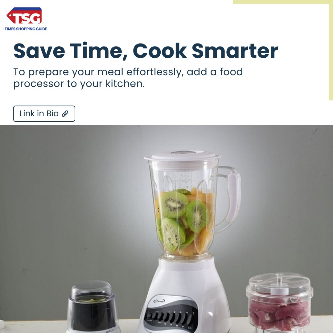 Say goodbye to tedious meal prep! Blend your way to a healthier life with some of the best food processors. Hit the link and get best options for your delicious foods. timesshoppingguide.com/appliances/kit… #foodprocessor #trending #appliances #appliances