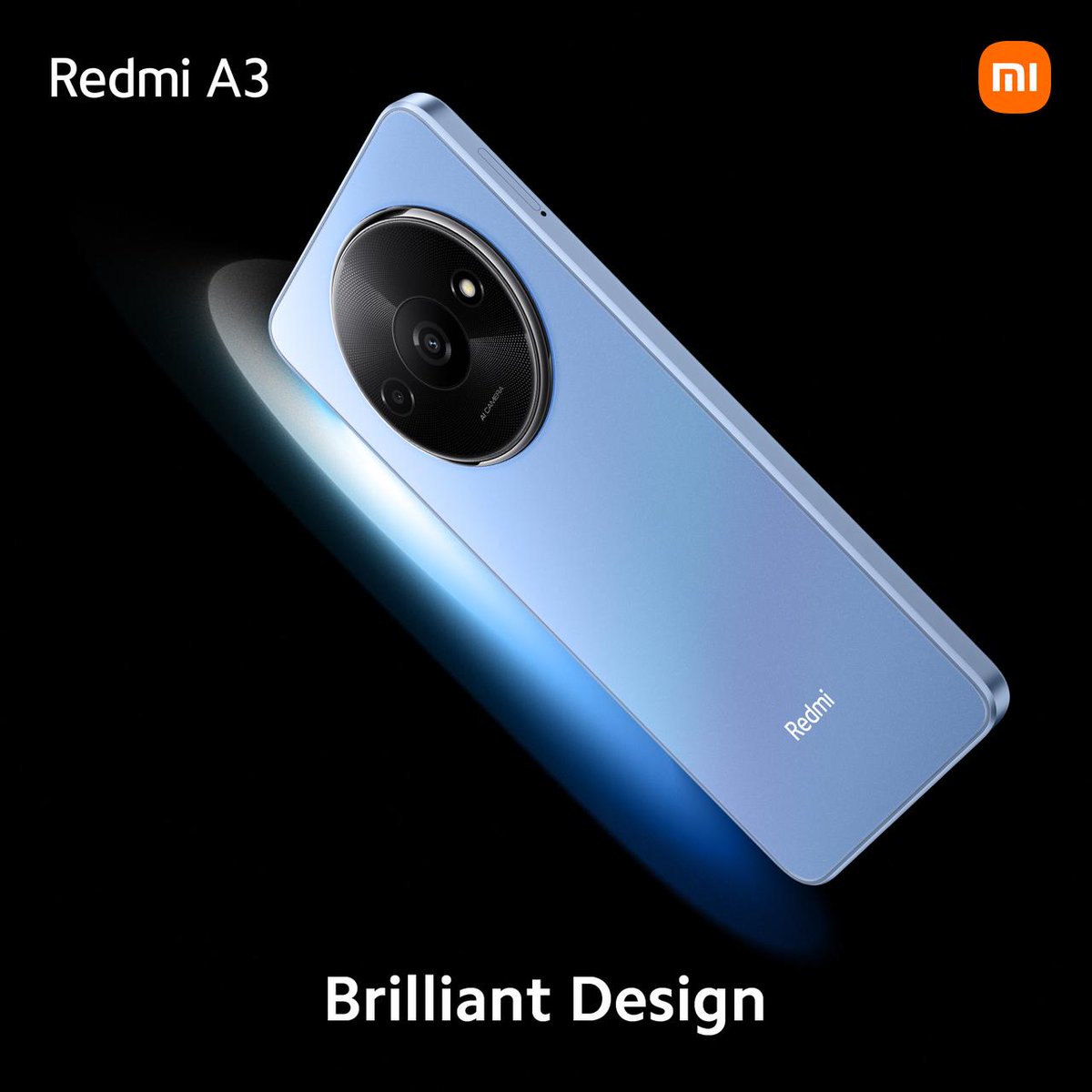 Redmi A3 is all about that premium design, delivering a perfect blend of style and functionality. #RedmiA3