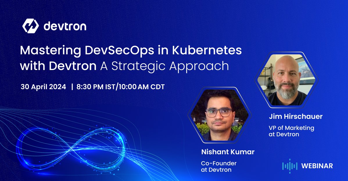 See y'all next week for an exclusive webinar!🌟 Dive deep into DevSecOps in K8s ecosystem & learn key strategies to simplify compliance, enhance security & boost dev productivity.🚀 Say goodbye to shift-left struggles!👋 👉Don't miss! Reserve your spot: devtron.ai/offers/webinar…