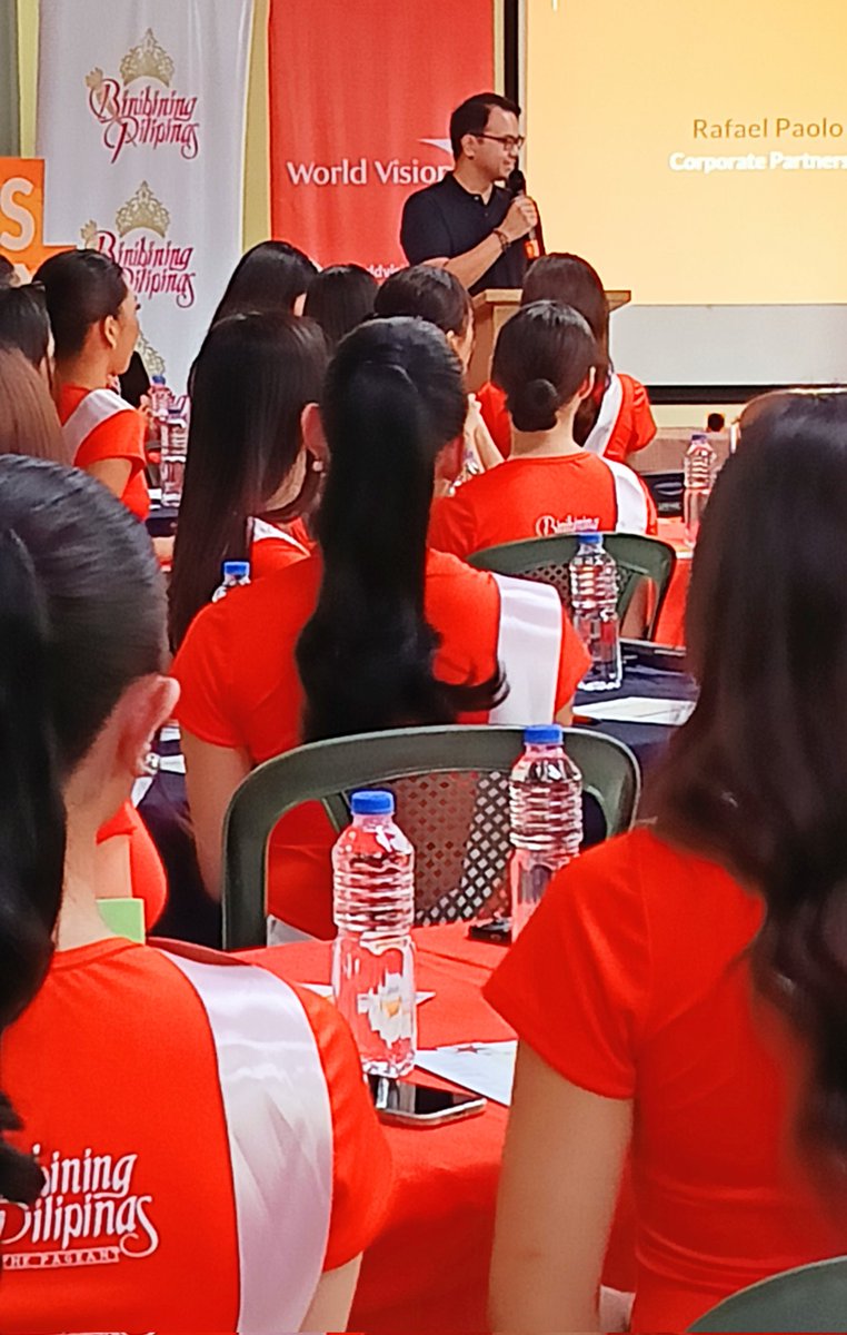 Happening Now: We're welcoming Binibining Pilipinas delegates to the World Vision family. #BbPilipinasxWorldVisionPH #GirlsCan