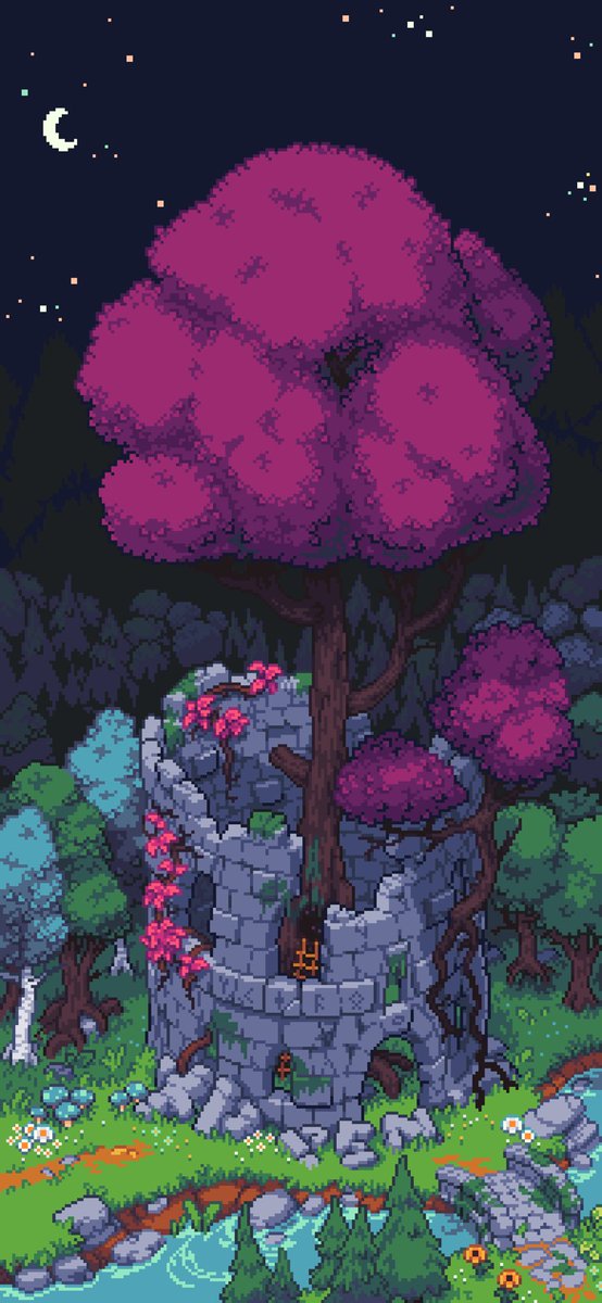 Sneaky repost of my mobile lock screen for @XPPEN 
#pixelart