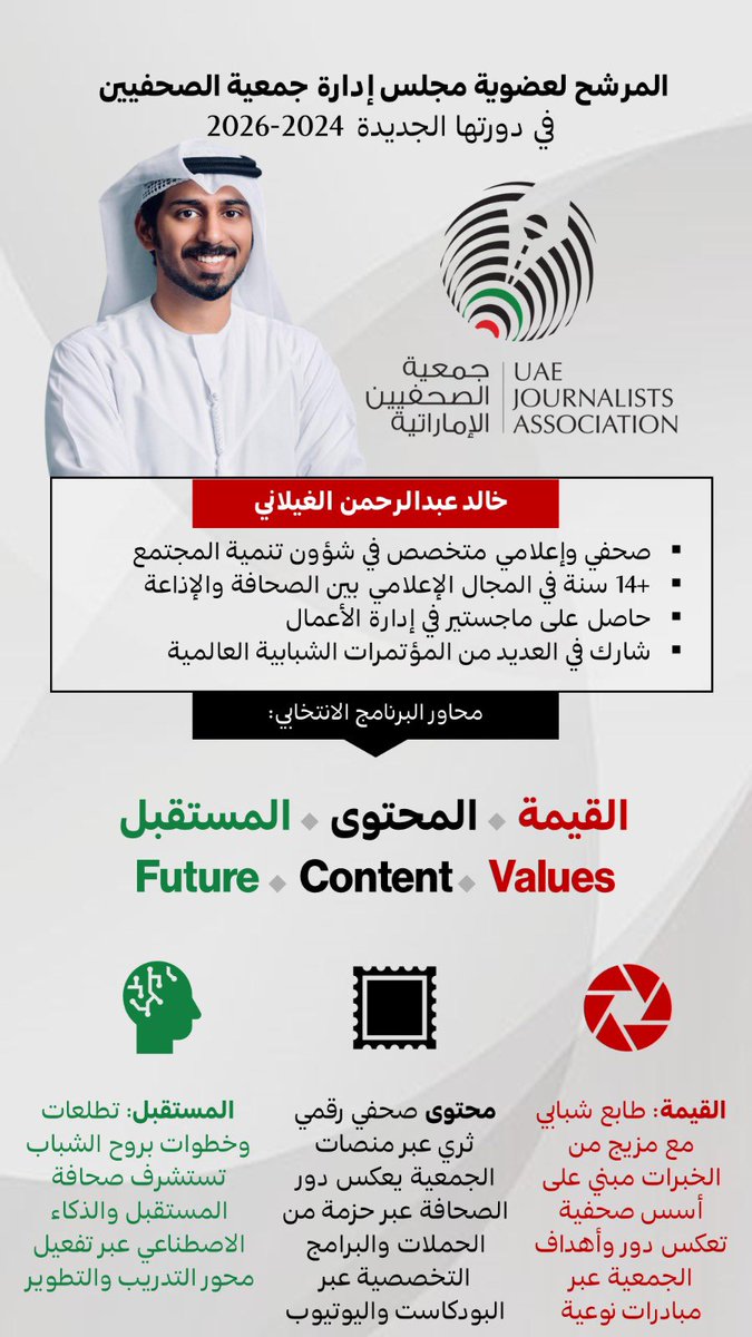 أتطلع بشغف إلى التطوع والمساهمة في تنمية قطاع الصحافة والإعلام، عبر المشاركة مع زملائي أصحاب الخبرة على طاولة النقاش والتطوير.

وأطمح لتقديم محتوى نوعي عبر المنصات الرقمية للجمعية، وتعزيز الانتقال إلى الصحافة الذكية والتكنولوجيا الحديثة.