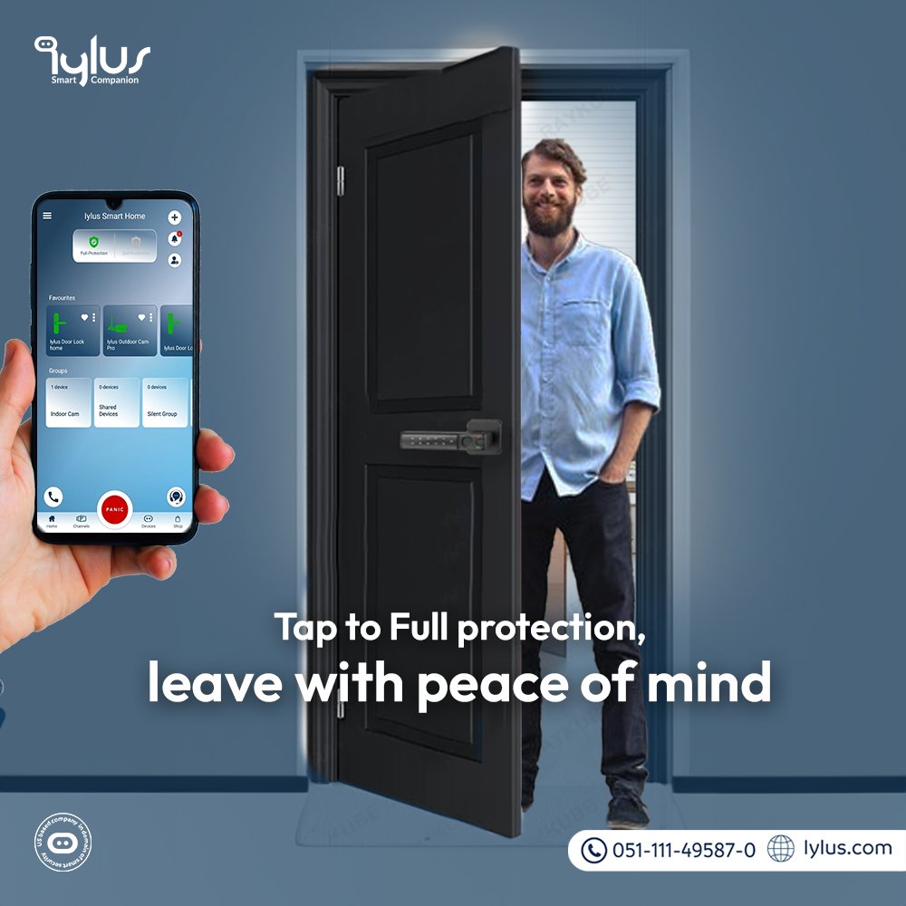 Step out with confidence knowing your home is secure. One tap on the Iylus app activates full protection mode, leaving you to enjoy your day with complete peace of mind.  

#HomeSecurity #SmartLiving #IylusTech #SmartHomeSecurity #IylusTech #HomeSafetyFirst #ModernProtection