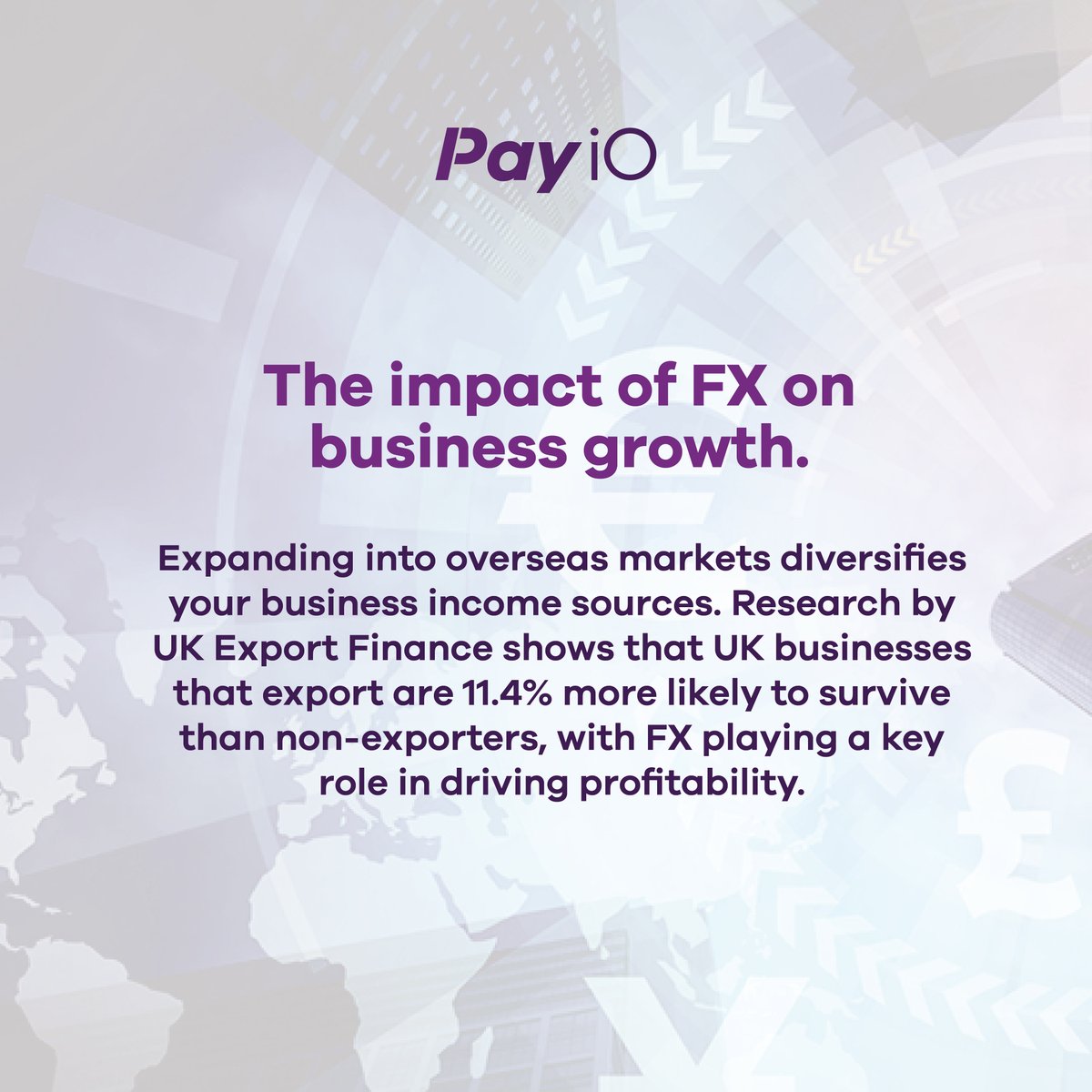 Unlocking the power of FX: Transforming challenges into opportunities for business growth 📈💼 

#FXImpact #BusinessGrowth #GlobalEconomy #BusinessUk #Fintech #BusinessDevelopment
#OnlinePayments #GlobalPayments #OnlineBanking