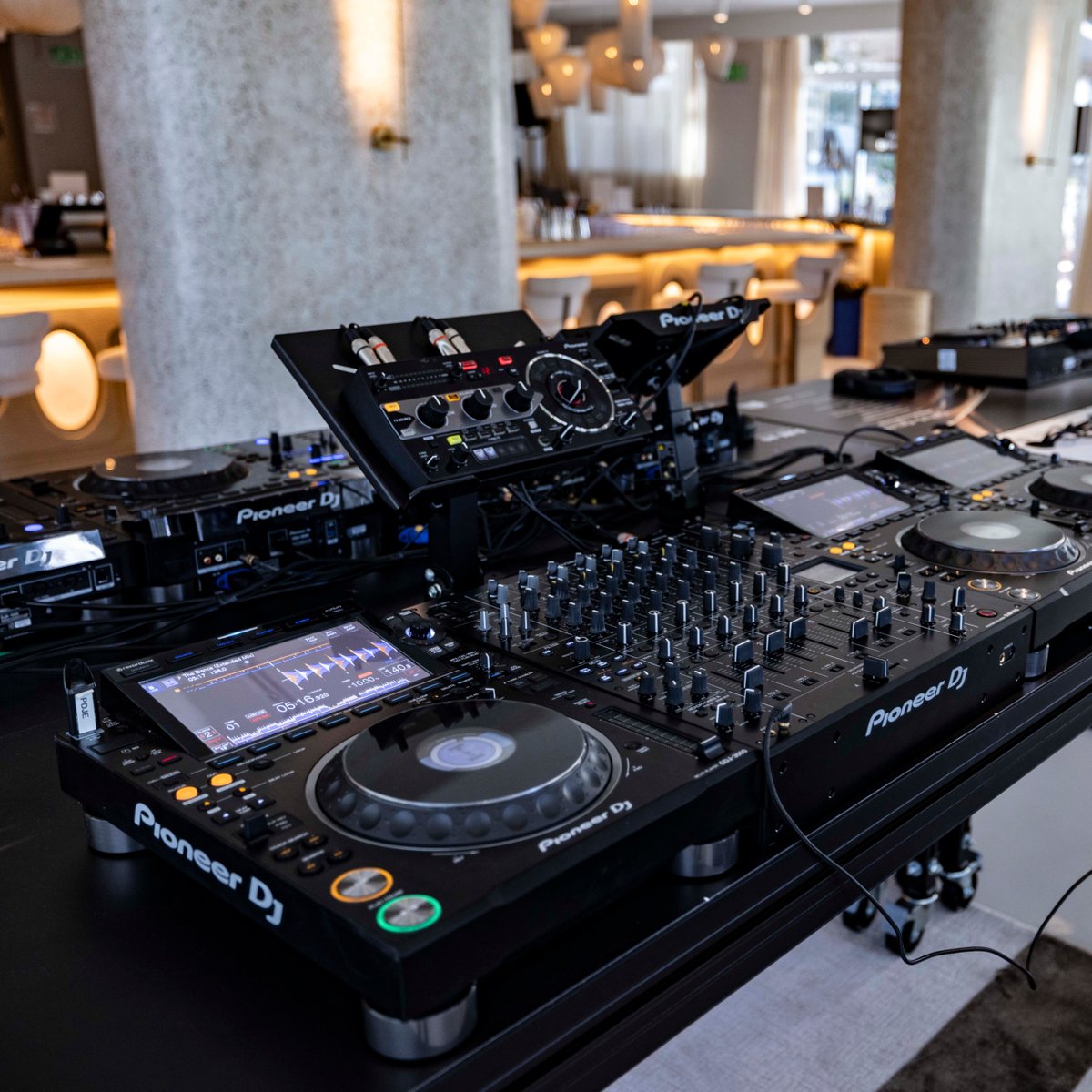 PioneerDJglobal's tweet photo. A new year – and new products at the Tech Zone. We have arrived at @IMSibiza 🎚️ ✨ https://t.co/ssPAyDhevD