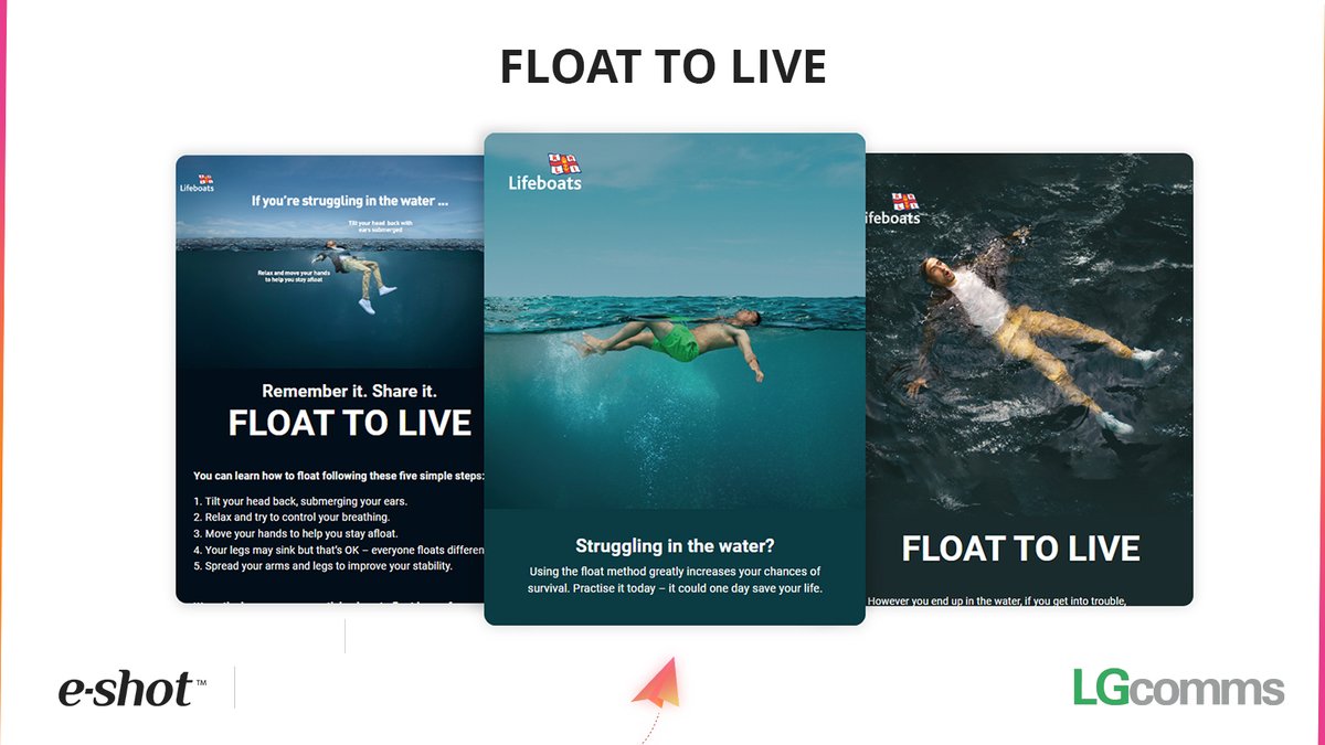 🌊 Join us in supporting the RNLI's campaign to teach everyone the invaluable skill of 'Float to Live.' Let's spread awareness and save lives! 🚤💙 View our emails: zurl.co/A8d1