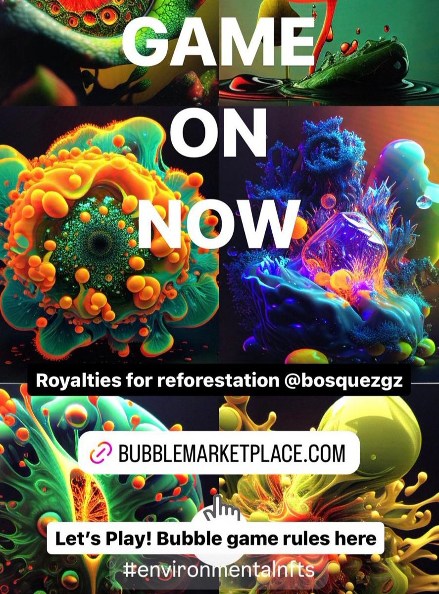 bubblemarketplace.com #bubble SALE OPEN #environmentalnfts by #studio_OPN #NFTCommunity #NFTCollections #nftcollector