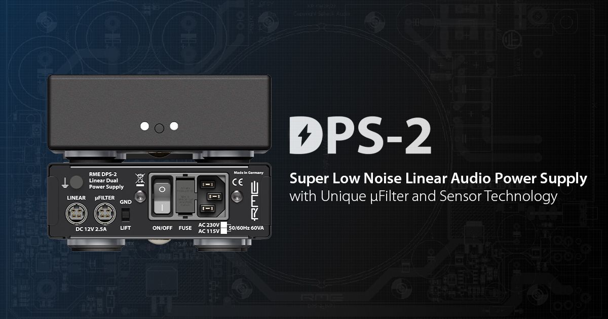 ❗️RME launches DPS-2: Super Low Noise Linear Audio Power Supply❗️⁠

The new DPS-2 is an exceptional linear power supply that boasts not only impressive technical data but also a wide range of unique and highly useful features. 
⁠
Learn more: buff.ly/3Utn5NY 
⁠
