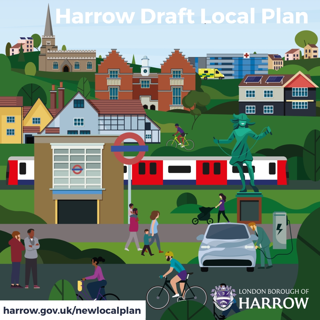 Our consultation on Harrow's New Draft Local Plan ends tomorrow. Lots of you have had your say. Why not join them and help guide development in Harrow up to 2041. Take part here ow.ly/atui50Rb7nM #HarrowLocalPlan