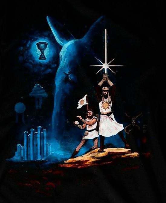 Thewearyadvent1's tweet image. May the Coconuts be with you. #montypython #starwars #montypythonandtheholygrail