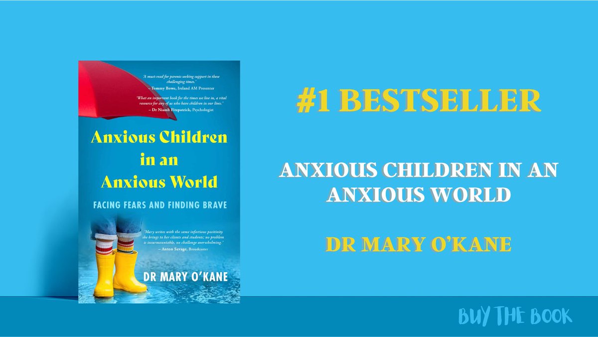 The #1 Irish Times Bestseller📚 Congratulations to Dr Mary O'Kane who became a #1 bestseller at the weekend with her latest book As an independent author, it is an incredible achievement to become a bestseller & also to top the charts at #1 buythebook.ie/product/anxiou… #bestseller