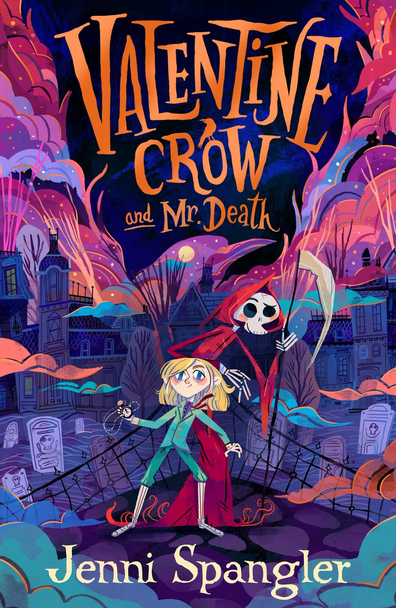 We're thrilled to be out on our @jrlthull Children's Book Award author tour again this week. Today and tomorrow we are joined by @JenniSpangler1 author of the fabulous, 'Valentine Crow and Mr Death'. See you soon KS3! #JamesReckitt #HullChildrensBookAward