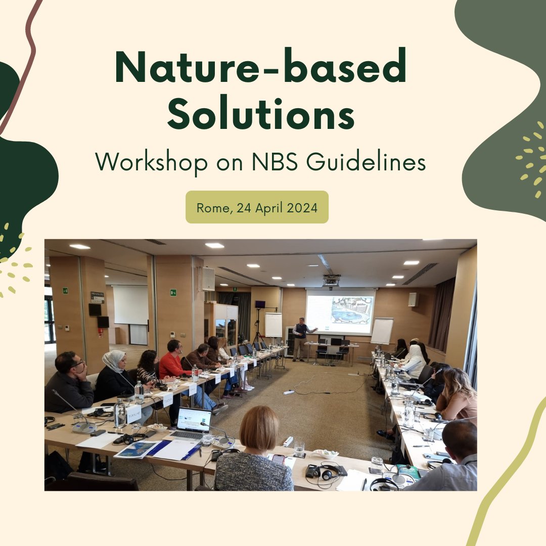 🙌 A busy week for PAP/RAC! 🌍
Kicking off today - our workshop on #NBS guidelines in Rome, Italy. 
.
Let's pave the way for a #greener future. 🌿 
.
#Act4Med