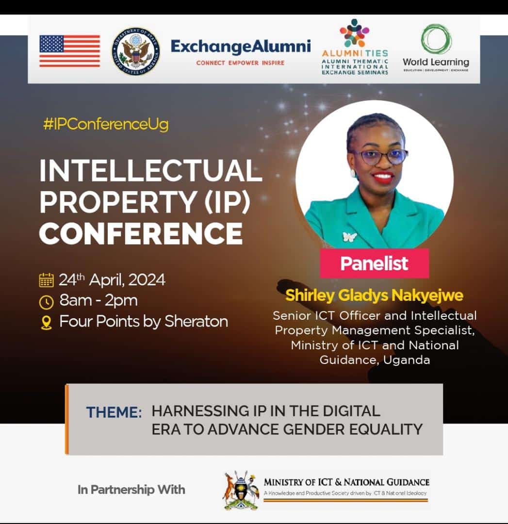 EveAshleyUg's tweet photo. Shinning bright. So much to learn about Patents, innovation, ip, trademarks.
@MoICT_Ug
@YALIRLCAlumniUg
@YALIRLCEA https://t.co/qpChFdblVF